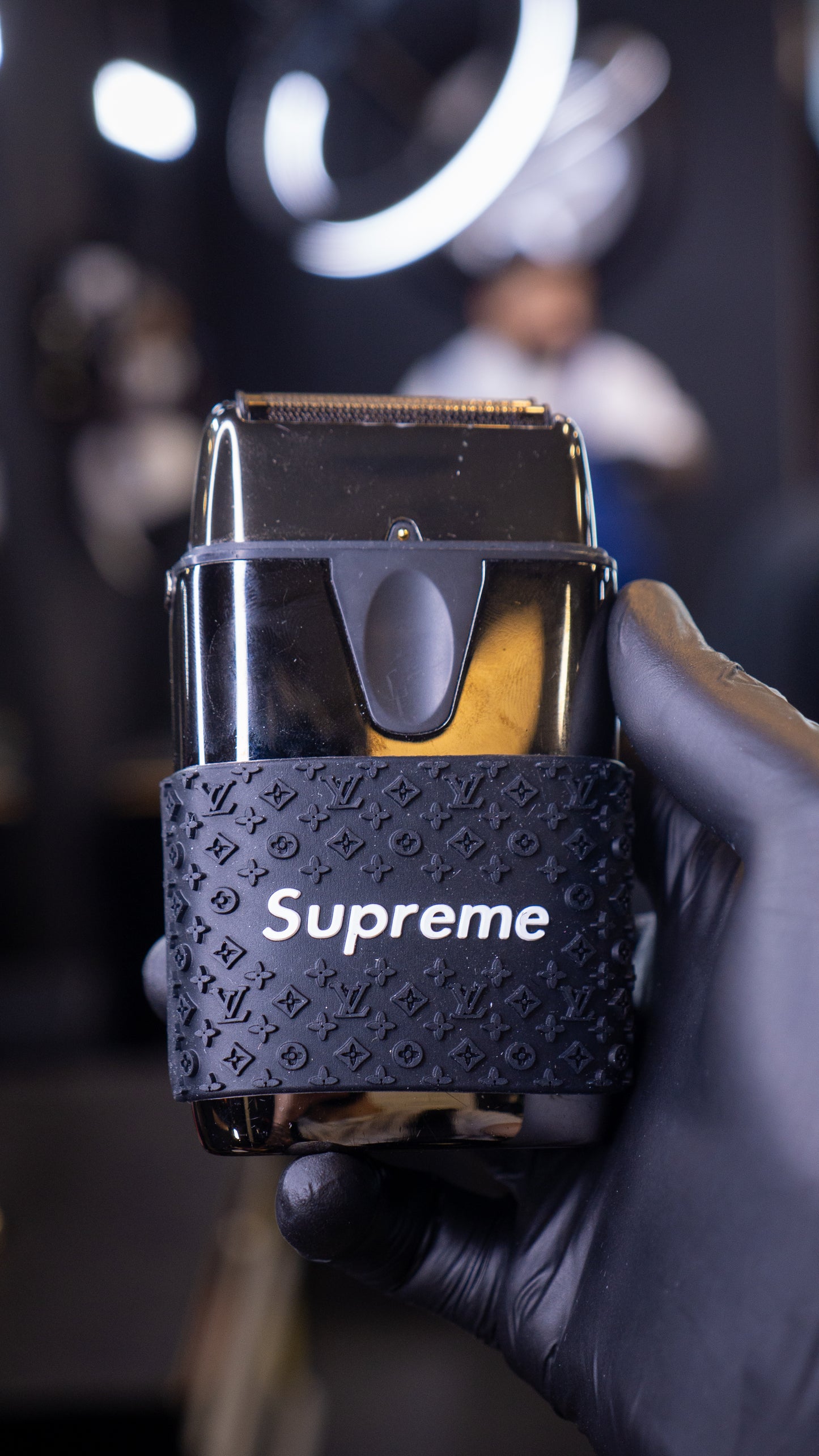 "BLACK" Supreme/LV Clipper Grips